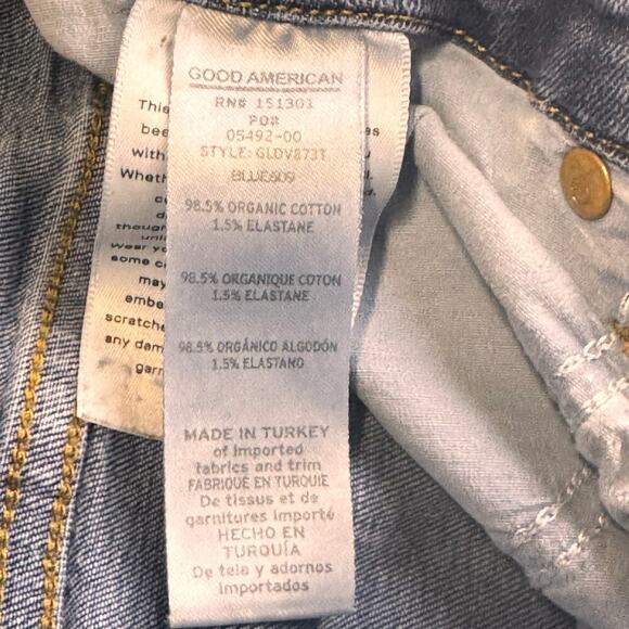 GOOD AMERICAN Good Leg Denim Skinny Ankle High Rise Jeans Women's Plus Size 16 - Picture 12 of 13
